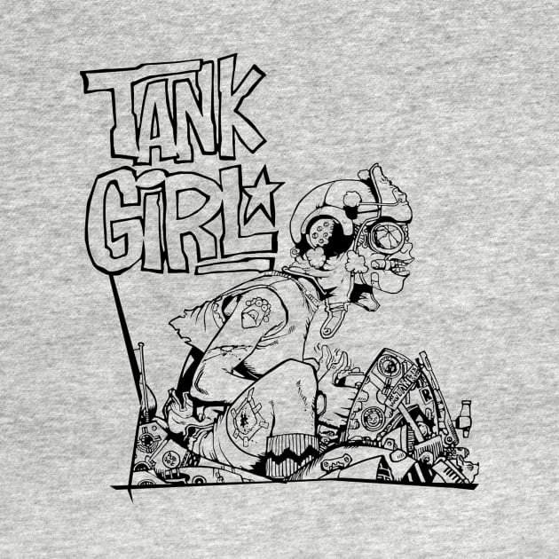 More Tank Girl VI (High Resolution, Monochrome). by HortusMornsEst